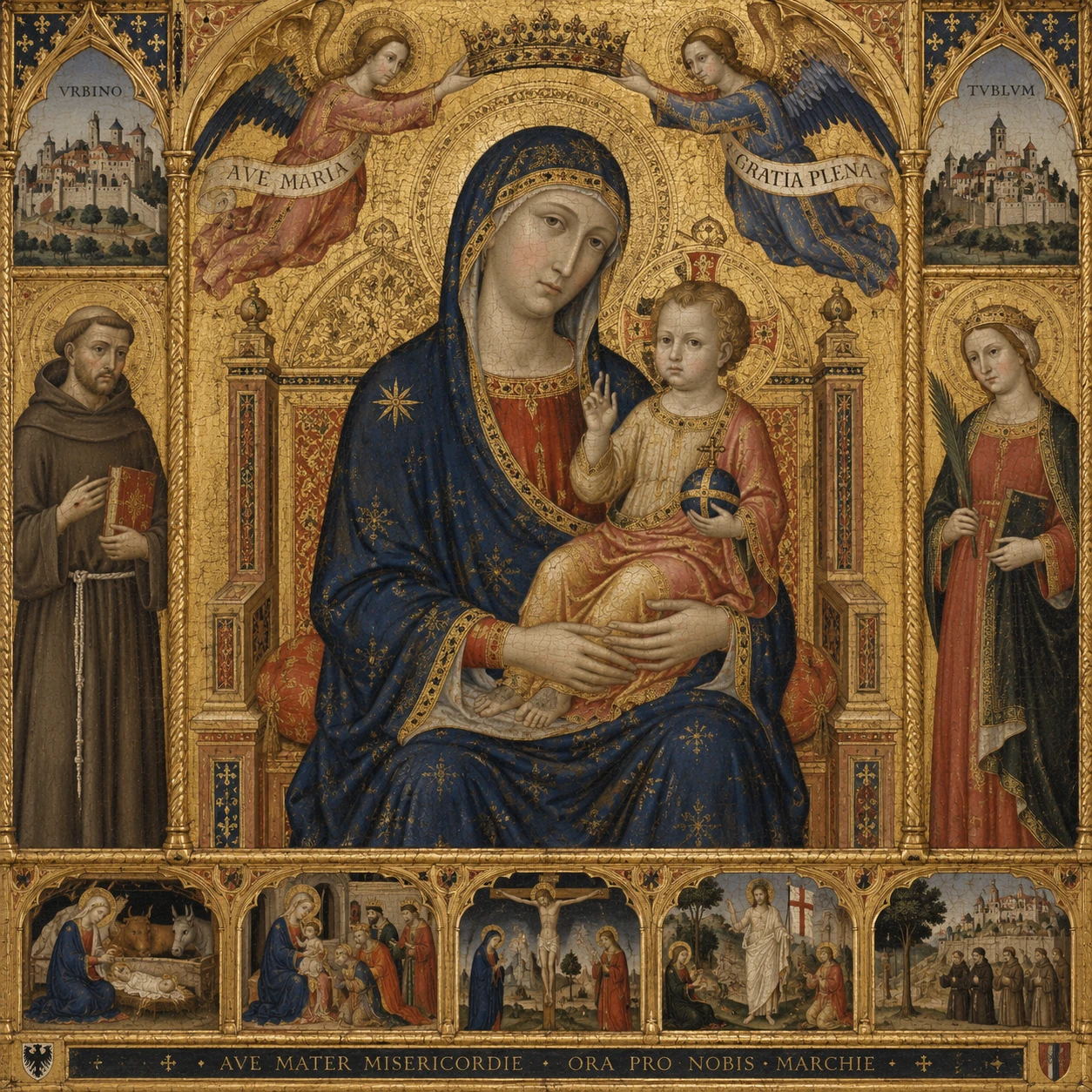 Iconografia mariana nella pittura medievale di Fabriano